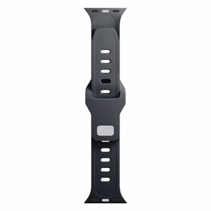 38/40/41/42 mm Black (small) - 3mk Silicone Watch Strap for Apple