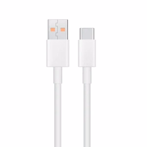Оригинальный кабель Xiaomi USB A - Type C 6A 1 м белый bulk