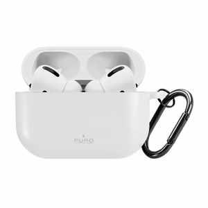 Puro Icon dėklas, skirtas AirPods Pro 3, baltas