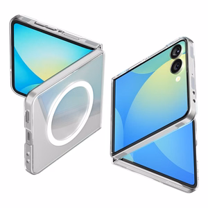 Чехол Spigen AirSkin Mag MagSafe для Samsung Galaxy Z Flip 7 - прозрачный и белый