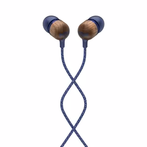 Marley Smile Jamaica EM-JE041-DNB – wired in-ear headphones with microphone, denim blue
