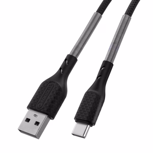 Кабель USB A to USB C Forcell F-Energy QC4.0 5A 60W Carbon 1 m CB-02A чёрный