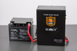 KEMOT PROsinus-1000 sieninis rezervinis maitinimo šaltinis, grynos sinusoidės keitiklis su įkrovimo funkcija, 12 V/230 V, 1000 VA/700 W