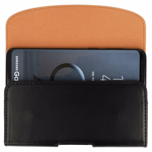 Telone VIVA diržo dėklas (DYDIS 14) Iphone 11/16 Plus/16 Pro/17 Pro/Huawei P30 Lite/Samsung S24/S25 juodas, odinis (155x80x14 mm)