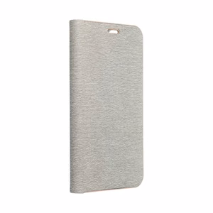 LUNA knygos auksinis dėklas XIAOMI Redmi Note 13 PRO 4G / POCO M6 Pro 4G sidabrinis