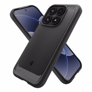 "Spigen Rugged Armor" dėklas "Xiaomi 17" - juodas
