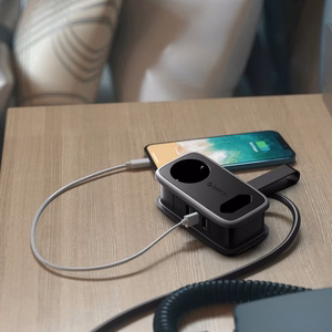 Orico AP3 65W GaN 6in1 удлинитель 2x AC + 2x USB-A + 2x USB-C - черный