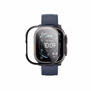 Защитное стекло AmazingThing Radix с чехлом для Apple Watch Ultra 3 49 мм — чёрный