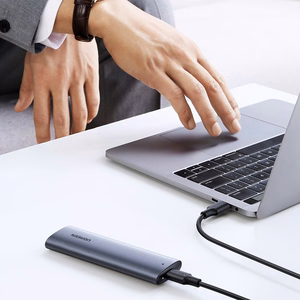 Kietojo disko korpusas Ugreen CM400 SSD M.2 NVMe 10Gb/s USB-C 3.1 Gen2 juodas