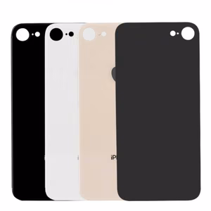 Galinis dangtelis suderinamas su iPhone 8 raudonas (versija su didesne kameros anga) / HQ