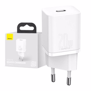 Charger Baseus Super Si 20W USB-C white CCSUP-B02