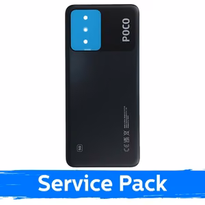Galinis dangtelis, suderinamas su Xiaomi Poco X5 5G / Jaguar Black / (Service Pack)