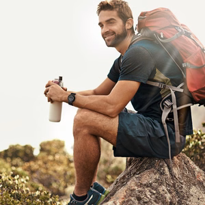 Tech-Protect силиконовый Ремешок Line для Garmin Fenix 5X / 5X Plus / 6X / 6X Pro / 7X / 8 (51 mm) - красный