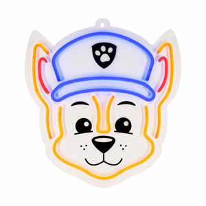Pakabinama neoninė LED dekoracija ant organinio stiklo Paw Patrol – Chase OW-130346