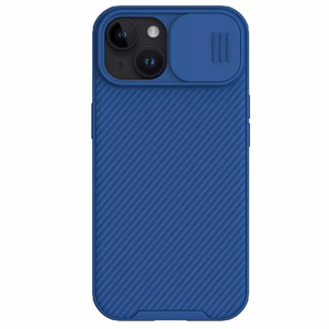 Dėklas Nillkin CamShield Pro Apple iPhone 15 Plus mėlynas