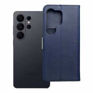 Тёмно-синий чехол-книжка Split Book с кремовыми вставками для Motorola G57 POWER