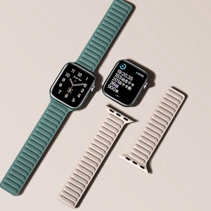 Magnetic Strap Magnetinis Dirželis Apyrankė Apple Watch 38/40mm - juoda