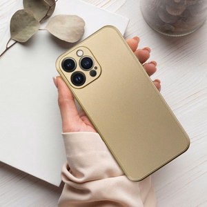 Чехол для iPhone 14 Pro Metallic золотой