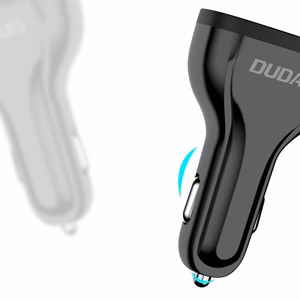 Automobilinis įkroviklis Dudao "R7S" baltas 18W (1xQC3.0 / 2xUSB)