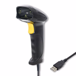 Qoltec 50876 Lazerinis skaitytuvas 1D | USB | Juoda