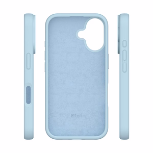 "Etteri" silikoninis dėklas iPhone 16 6,1" šviesiai mėlynas