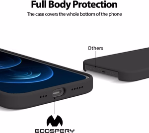 Чехол Mercury Silicone для Samsung A245 A24 4G/A246 A24 5G чёрный