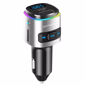 Bluetooth FM siųstuvas Media&Assist 2 su Multimedia-In, laisvų rankų funkcija, automobilinis įkroviklis