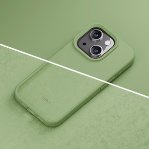 Etteri silikoninis dėklas telefonui iPhone 15 6,1" šviesiai žalias