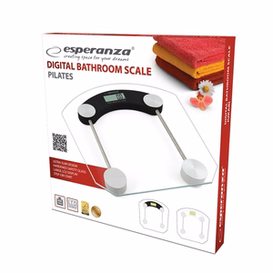 Esperanza EBS008K personal scale Electronic personal scale Rectangle Black