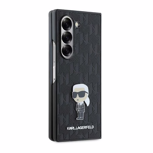 Чехол Karl Lagerfeld Saffiano Ikonik Pin для Samsung Galaxy Z Fold 6 - чёрный