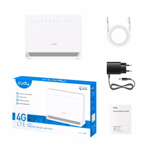 CUDY LT400V Wi-Fi 4G N300 maršrutizatorius su balso funkcija