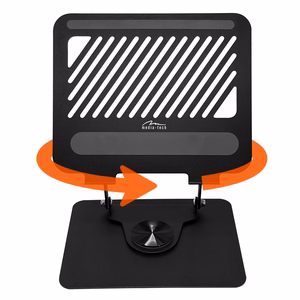 Reguliuojamas, besisukantis, ergonomiškas nešiojamojo kompiuterio stovas 10–17″ LAPTOP STAND ROTO MT2662
