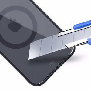 Чехол 3mk Satin Armor MagCase с MagSafe для iPhone 15 - прозрачный с чёрной рамкой