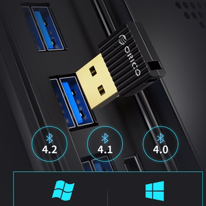 Adapteris Orico (BTA-508) Bluetooth 5.0 USB juodas
