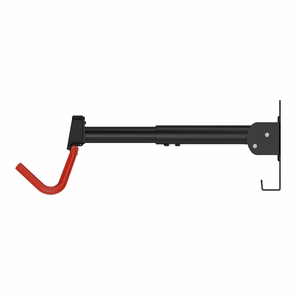 Maclean Horizontal Wall-Mounted Bike Rack, Steel, Max. Load 30 kg, Adjustable Angle, MC-172