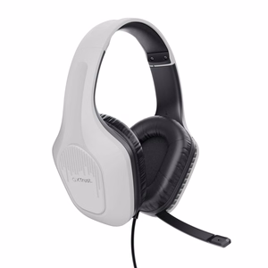 Trust GXT 415W Zirox - žaidimų ausinės (baltos)