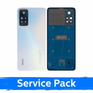Задняя крышка Xiaomi Redmi Note 11 Pro, полярно-белая (Polar White; сервисная упаковка)