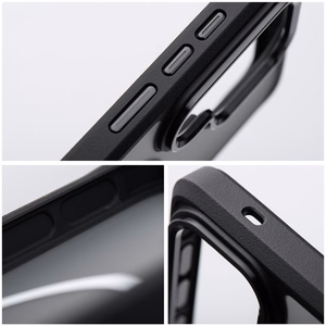 Чехол для Samsung S26 ULTRA Forcell F-Protect Smoke Hybrid Premium совместимый с MagSafe черный