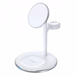 Wireless Charger Choetech "T585-F 3in1" White 15W (for iPhone / Apple Watch  / Airpods)