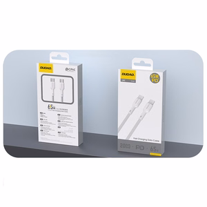 Dudao L9C 65W Кабель USB-C - USB-C 2м - белый
