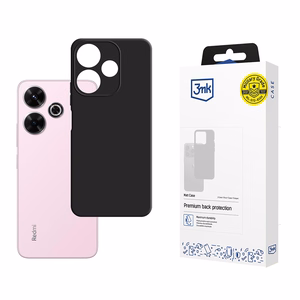 3mk matinė dėklas telefonui Xiaomi Redmi Note 13R 5G/Redmi 13 4G - juodas