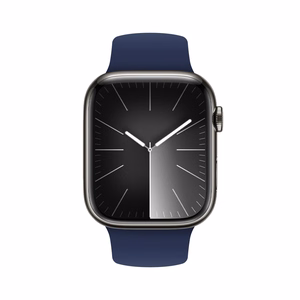 Crong Liquid strap for Apple Watch 44 / 45 / 46 / 49 mm, navy blue