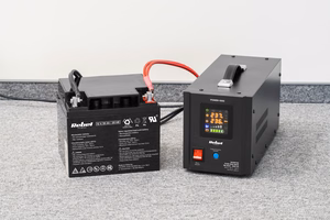 Rebel POWER-1000 emergency power supply, pure sine wave inverter with charging, 12 V / 230 V, 1000 VA / 700 W