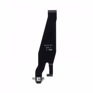 Charging Port Compatible With Huawei P20 with Flex Silver OEM
