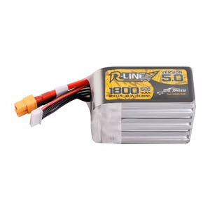 Lipo Tattu R-Line Version 5.0 1800mAh 22.2V 150C 6S akumuliatorius su XT60 jungtimi