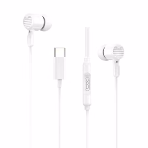 XO laidinės ausinės EP81 USB-C, baltos