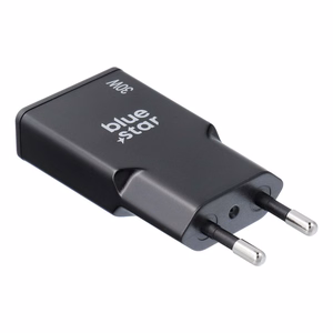 Blue Star Slim GaN TFK-SC-30WCC 30W 2x USB-C QC 4.0 / PD 3A įkroviklis, juodas