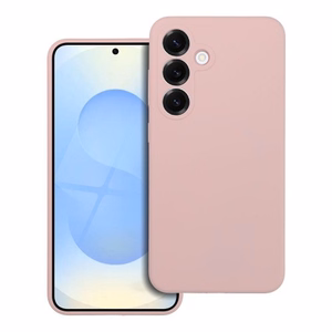 Чехол для Samsung S26 ULTRA Силиконовый 2 мм совместимый с MagSafe пудровый розовый