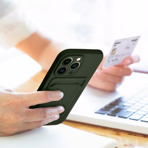 Kortelių dėklas telefonui XIAOMI Redmi 12 4G žalias