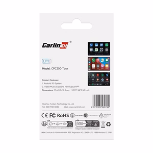CarlinKit CPC200-T Box Lite S Belaidis adapteris Android 9.0 Mėlyna